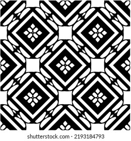Design seamless monochrome geometric pattern. Abstract background. Vector art.Perfect for site backdrop, wrapping paper, wallpaper, textile and surface design. 