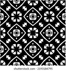 Design seamless monochrome geometric pattern. Abstract background. Vector art.Perfect for site backdrop, wrapping paper, wallpaper, textile and surface design. 