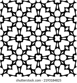 Design seamless monochrome geometric pattern. Abstract background. Vector art.Perfect for site backdrop, wrapping paper, wallpaper, textile and surface design. 