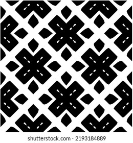 Design seamless monochrome geometric pattern. Abstract background. Vector art.Perfect for site backdrop, wrapping paper, wallpaper, textile and surface design. 