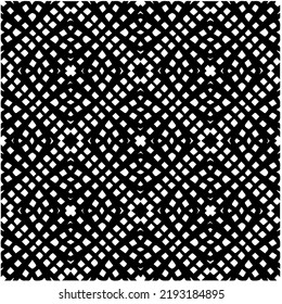 Design seamless monochrome geometric pattern. Abstract background. Vector art.Perfect for site backdrop, wrapping paper, wallpaper, textile and surface design. 