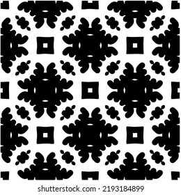 Design seamless monochrome geometric pattern. Abstract background. Vector art.Perfect for site backdrop, wrapping paper, wallpaper, textile and surface design. 
