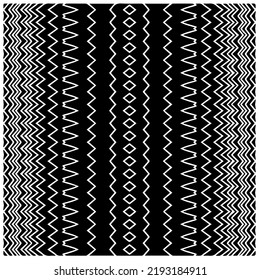Design seamless monochrome geometric pattern. Abstract background. Vector art.Perfect for site backdrop, wrapping paper, wallpaper, textile and surface design. 
