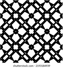 Design seamless monochrome geometric pattern. Abstract background. Vector art.Perfect for site backdrop, wrapping paper, wallpaper, textile and surface design. 