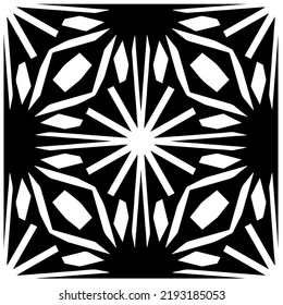 Design seamless monochrome geometric pattern. Abstract background. Vector art.Perfect for site backdrop, wrapping paper, wallpaper, textile and surface design. 