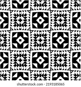 Design seamless monochrome geometric pattern. Abstract background. Vector art.Perfect for site backdrop, wrapping paper, wallpaper, textile and surface design. 