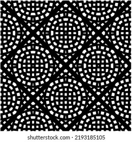 Design seamless monochrome geometric pattern. Abstract background. Vector art.Perfect for site backdrop, wrapping paper, wallpaper, textile and surface design. 