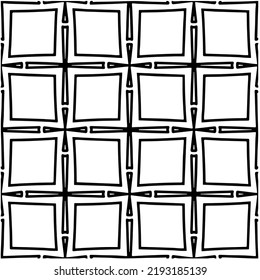 Design seamless monochrome geometric pattern. Abstract background. Vector art.Perfect for site backdrop, wrapping paper, wallpaper, textile and surface design. 