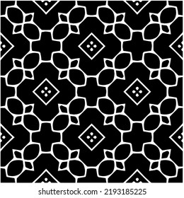 Design seamless monochrome geometric pattern. Abstract background. Vector art.Perfect for site backdrop, wrapping paper, wallpaper, textile and surface design. 