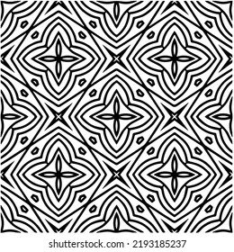 Diseño de un patrón geométrico monocromo sin fisuras. Antecedentes abstractos. Arte vectorial.Perfecto para el fondo del sitio, papel envolvente, papel tapiz, textil y diseño de superficie. 