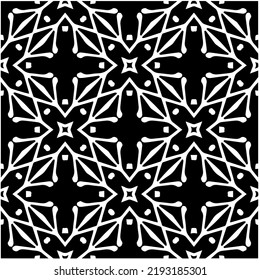 Diseño de un patrón geométrico monocromo sin fisuras. Antecedentes abstractos. Arte vectorial.Perfecto para el fondo del sitio, papel envolvente, papel tapiz, textil y diseño de superficie. 