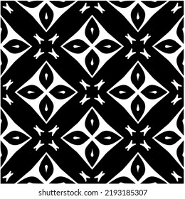 Design seamless monochrome geometric pattern. Abstract background. Vector art.Perfect for site backdrop, wrapping paper, wallpaper, textile and surface design. 