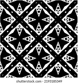 Diseño de un patrón geométrico monocromo sin fisuras. Antecedentes abstractos. Arte vectorial.Perfecto para el fondo del sitio, papel envolvente, papel tapiz, textil y diseño de superficie. 