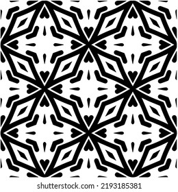 Design seamless monochrome geometric pattern. Abstract background. Vector art.Perfect for site backdrop, wrapping paper, wallpaper, textile and surface design. 