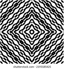 Entwurf nahtloser monochromer geometrischer Muster. Abstrakter Hintergrund. Vector art.Perfekt für Website-Hintergrund, Wickelpapier, Tapete, Textil und Oberflächendesign. 
