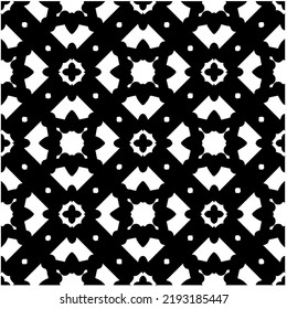 Diseño de un patrón geométrico monocromo sin fisuras. Antecedentes abstractos. Arte vectorial.Perfecto para el fondo del sitio, papel envolvente, papel tapiz, textil y diseño de superficie. 