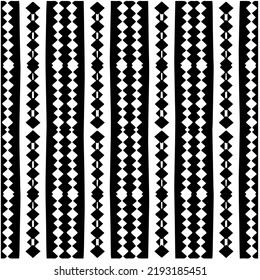 Design seamless monochrome geometric pattern. Abstract background. Vector art.Perfect for site backdrop, wrapping paper, wallpaper, textile and surface design. 