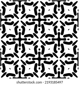 Design seamless monochrome geometric pattern. Abstract background. Vector art.Perfect for site backdrop, wrapping paper, wallpaper, textile and surface design. 
