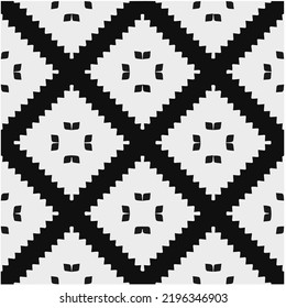 Design seamless monochrome geometric pattern. Abstract background. Vector art.Perfect for site backdrop, wrapping paper, wallpaper, textile and surface design. 