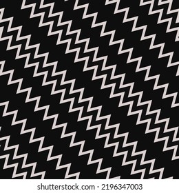 Design seamless monochrome geometric pattern. Abstract background. Vector art.Perfect for site backdrop, wrapping paper, wallpaper, textile and surface design. 