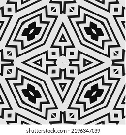 Diseño de un patrón geométrico monocromo sin fisuras. Antecedentes abstractos. Arte vectorial.Perfecto para el fondo del sitio, papel envolvente, papel tapiz, textil y diseño de superficie. 