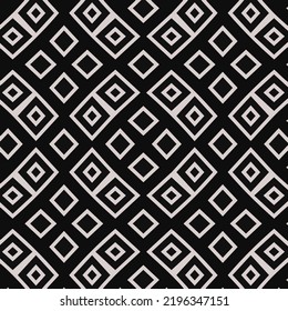 Design seamless monochrome geometric pattern. Abstract background. Vector art.Perfect for site backdrop, wrapping paper, wallpaper, textile and surface design. 