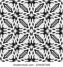 Design seamless monochrome geometric pattern. Abstract background. Vector art.Perfect for site backdrop, wrapping paper, wallpaper, textile and surface design. 