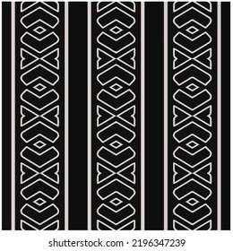 Design seamless monochrome geometric pattern. Abstract background. Vector art.Perfect for site backdrop, wrapping paper, wallpaper, textile and surface design. 