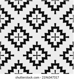 Diseño de un patrón geométrico monocromo sin fisuras. Antecedentes abstractos. Arte vectorial.Perfecto para el fondo del sitio, papel envolvente, papel tapiz, textil y diseño de superficie. 