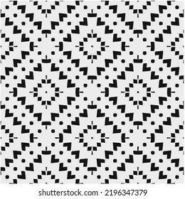 Entwurf nahtloser monochromer geometrischer Muster. Abstrakter Hintergrund. Vector art.Perfekt für Website-Hintergrund, Wickelpapier, Tapete, Textil und Oberflächendesign. 