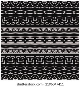 Diseño de un patrón geométrico monocromo sin fisuras. Antecedentes abstractos. Arte vectorial.Perfecto para el fondo del sitio, papel envolvente, papel tapiz, textil y diseño de superficie. 