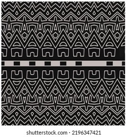 Design seamless monochrome geometric pattern. Abstract background. Vector art.Perfect for site backdrop, wrapping paper, wallpaper, textile and surface design. 