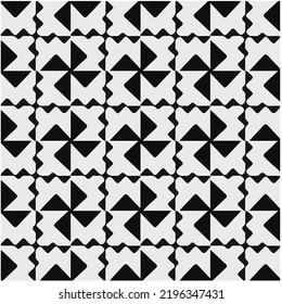 Diseño de un patrón geométrico monocromo sin fisuras. Antecedentes abstractos. Arte vectorial.Perfecto para el fondo del sitio, papel envolvente, papel tapiz, textil y diseño de superficie. 