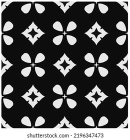 Design seamless monochrome geometric pattern. Abstract background. Vector art.Perfect for site backdrop, wrapping paper, wallpaper, textile and surface design. 