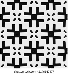 Design seamless monochrome geometric pattern. Abstract background. Vector art.Perfect for site backdrop, wrapping paper, wallpaper, textile and surface design. 