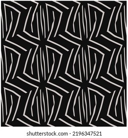 Diseño de un patrón geométrico monocromo sin fisuras. Antecedentes abstractos. Arte vectorial.Perfecto para el fondo del sitio, papel envolvente, papel tapiz, textil y diseño de superficie. 