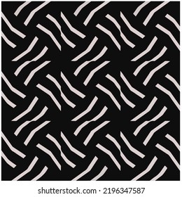 Diseño de un patrón geométrico monocromo sin fisuras. Antecedentes abstractos. Arte vectorial.Perfecto para el fondo del sitio, papel envolvente, papel tapiz, textil y diseño de superficie. 