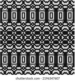 
Design seamless monochrome geometric pattern. Abstract background. Vector art.Perfect for site backdrop, wrapping paper, wallpaper, textile and surface design. 