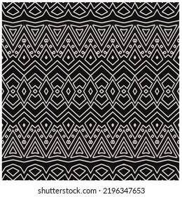 Diseño de un patrón geométrico monocromo sin fisuras. Antecedentes abstractos. Arte vectorial.Perfecto para el fondo del sitio, papel envolvente, papel tapiz, textil y diseño de superficie. 