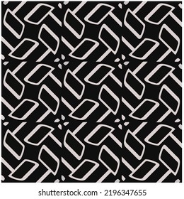Diseño de un patrón geométrico monocromo sin fisuras. Antecedentes abstractos. Arte vectorial.Perfecto para el fondo del sitio, papel envolvente, papel tapiz, textil y diseño de superficie. 