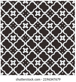 Design seamless monochrome geometric pattern. Abstract background. Vector art.Perfect for site backdrop, wrapping paper, wallpaper, textile and surface design. 