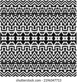 
Design seamless monochrome geometric pattern. Abstract background. Vector art.Perfect for site backdrop, wrapping paper, wallpaper, textile and surface design. 