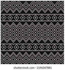 Design seamless monochrome geometric pattern. Abstract background. Vector art.Perfect for site backdrop, wrapping paper, wallpaper, textile and surface design. 