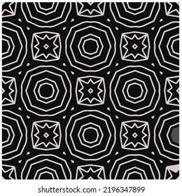 Design seamless monochrome geometric pattern. Abstract background. Vector art.Perfect for site backdrop, wrapping paper, wallpaper, textile and surface design. 