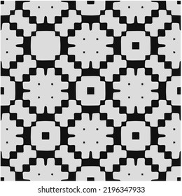 Entwurf nahtloser monochromer geometrischer Muster. Abstrakter Hintergrund. Vector art.Perfekt für Website-Hintergrund, Wickelpapier, Tapete, Textil und Oberflächendesign. 