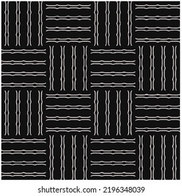 Diseño de un patrón geométrico monocromo sin fisuras. Antecedentes abstractos. Arte vectorial.Perfecto para el fondo del sitio, papel envolvente, papel tapiz, textil y diseño de superficie. 