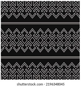 Design seamless monochrome geometric pattern. Abstract background. Vector art.Perfect for site backdrop, wrapping paper, wallpaper, textile and surface design. 