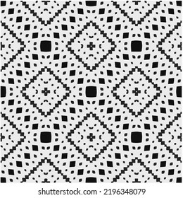 Design seamless monochrome geometric pattern. Abstract background. Vector art.Perfect for site backdrop, wrapping paper, wallpaper, textile and surface design. 