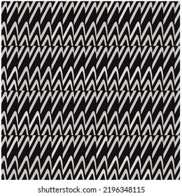 Design seamless monochrome geometric pattern. Abstract background. Vector art.Perfect for site backdrop, wrapping paper, wallpaper, textile and surface design. 