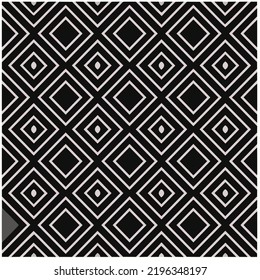 Design seamless monochrome geometric pattern. Abstract background. Vector art.Perfect for site backdrop, wrapping paper, wallpaper, textile and surface design. 